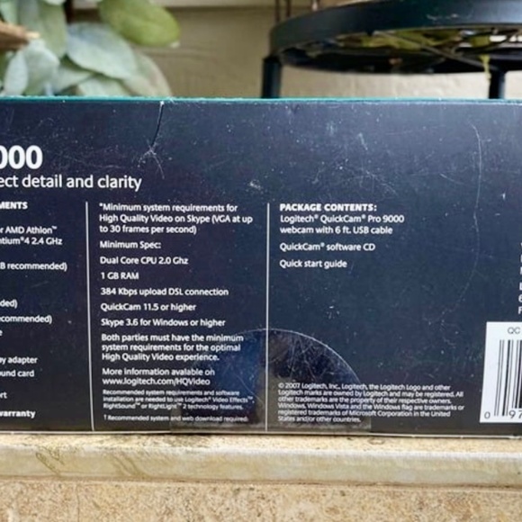 Logitech QuickCam Pro 9000 webcam with Carl Zeiss Optics - Picture 5 of 5